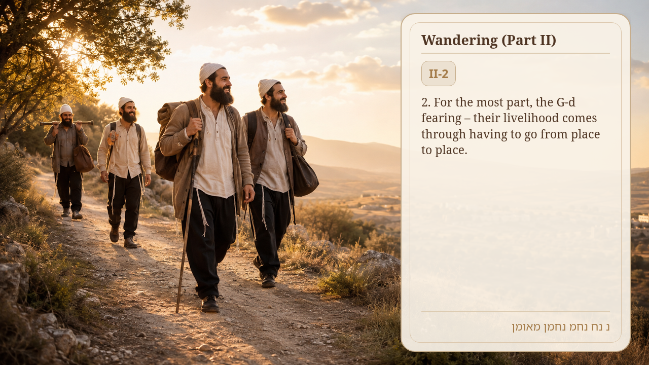 Sefer Hamidos Wandering (Part II) teaching 2 english picture